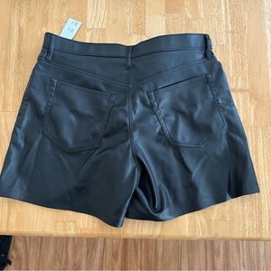 Curve Love Faux Leather Dad short Abercrombie